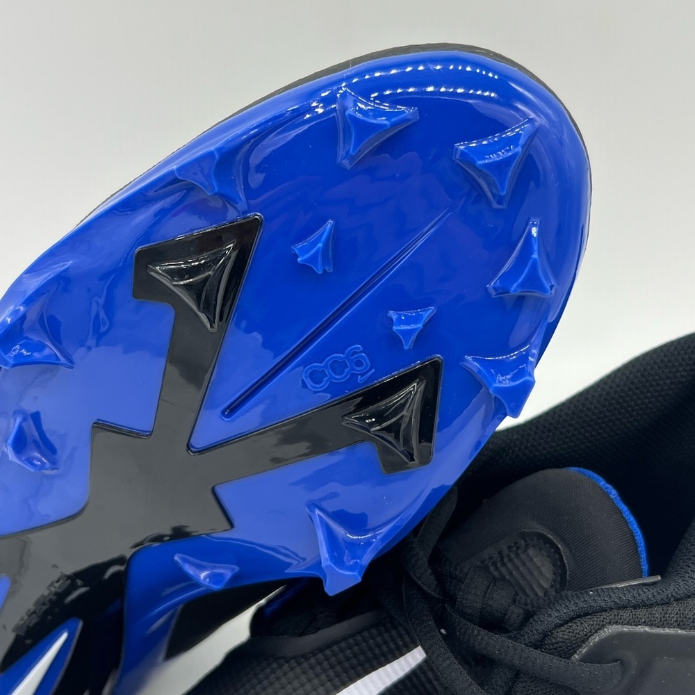 Nike Alpha Menace Pro 3 Football Cleats Black Blue CT6649-007 Men's new no box - Picture 3 of 8